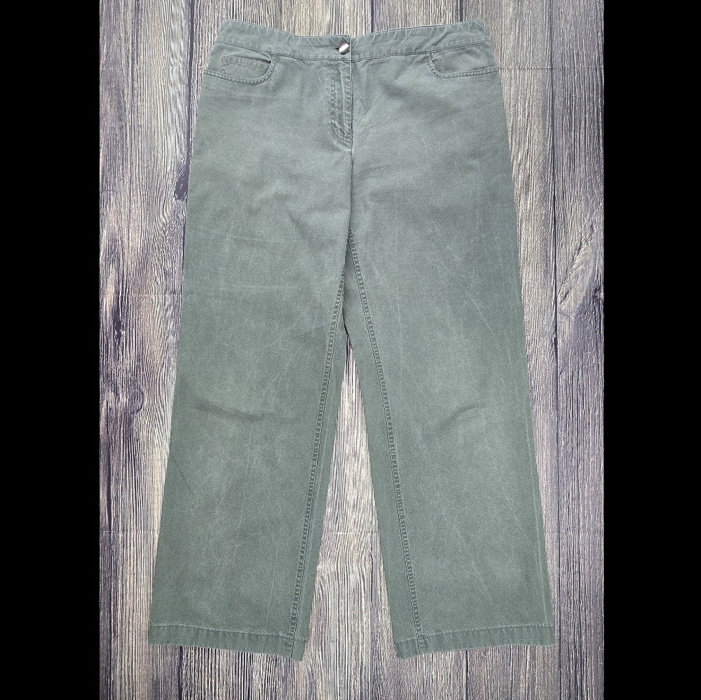 Eileen Fisher Wide Leg Cotton Pants